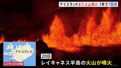 アイスランドで火山がまた噴火　この1年で7回目| TBS CROSS DIG with Bloomberg