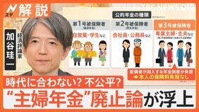 時代に合わない?不公平?“主婦・主夫年金”廃止論 経済団体が提言【Nスタ解説】|TBS NEWS DIG