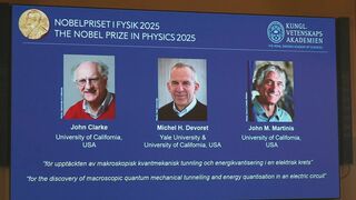 ノーベル物理学賞にアメリカの大学の研究者3人 「量子トンネル効果」をマクロなスケールで実証| TBS CROSS DIG with Bloomberg