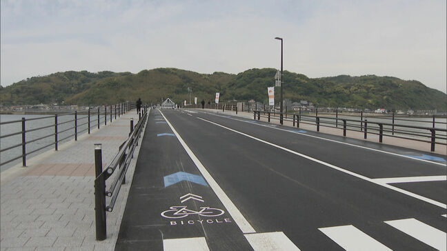 海と空の絶景に　志賀島へ渡る橋など１．２キロが無電柱化　来春には歩道も整備へ　福岡市|TBS NEWS DIG