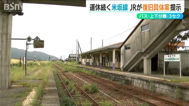 『バス・上下分離・3セク』新潟を襲った“県北豪雨”で運休続く米坂線 復旧の“具体案”をJR東日本が提示|TBS NEWS DIG