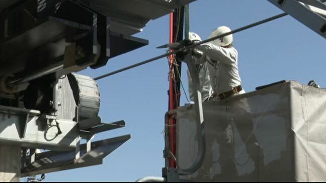 大倉岳高原スキー場でリフトの取りつけ始まる 石川・小松市|TBS NEWS DIG