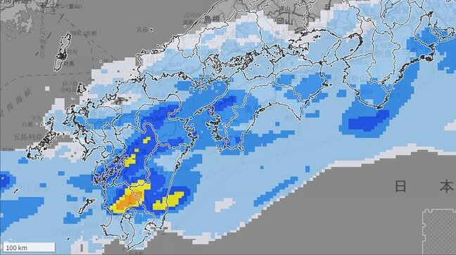 中国、近畿、東海地方が梅雨入り　梅雨前線の影響で鹿児島県では９日夜のはじめ頃にかけて線状降水帯が発生して大雨災害の危険度が急激に高まる可能性　九州南部では10日昼過ぎにかけて局地的に非常に激しい雨が降り大雨となるおそれ【雨の動きシミュレーション】|TBS NEWS DIG