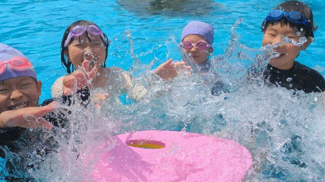 夏休み延長で笑顔とラストスパート　大分市の子どもたち、河川プールと図書館で充実の夏|TBS NEWS DIG