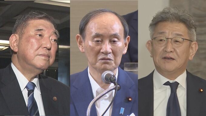 石破元幹事長が菅前総理らと会食　総裁選に向け意見交換か
