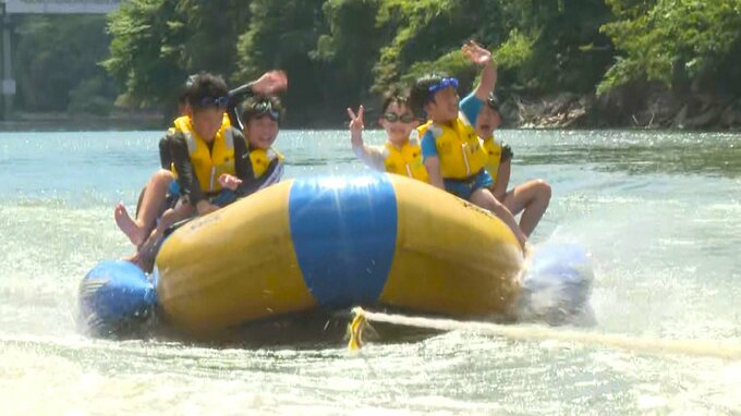 能登半島地震で被災した子どもたちを招待　カヌーや水上スキーで笑顔と交流の輪が広がる　大分　|　大分のニュース｜OBS NEWS｜大分放送