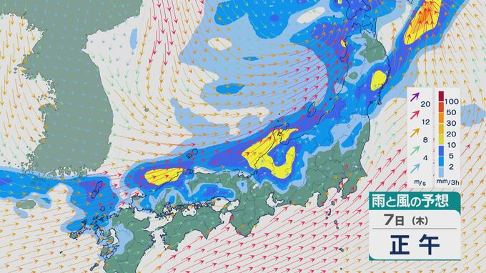 北陸ではようやく「恵みの雨」の週に⁉ 日本海を進む低気圧や前線で5日(火)ごろから北陸など日本海側では雨の降る天気に 雨と風シミュレーション|TBS NEWS DIG