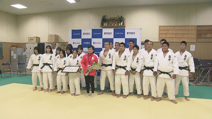 「緊張和らげる方法は？」柔道部員が質問　パリパラリンピック銀メダル・半谷静香選手が母校に凱旋　福島　|　福島のニュース│TUF