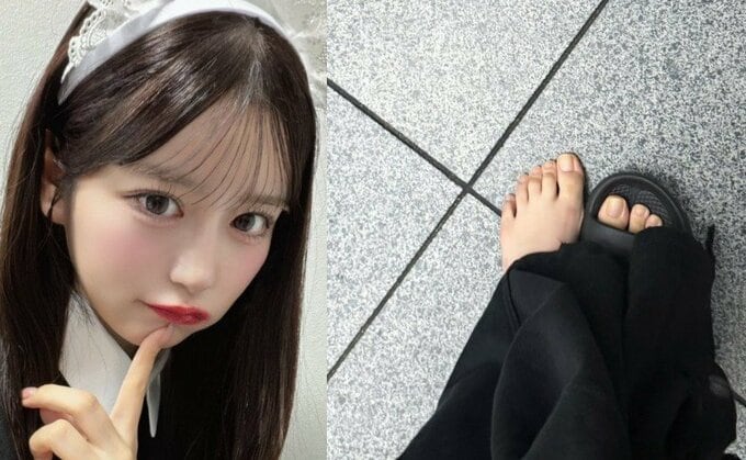 【 FRUITS ZIPPER 】月足天音　靴をなくして裸足で立つ画像を投稿「どゆこと!?!?!?」「そんな事ある！？笑」「シンデレラじゃん」|TBS NEWS DIG