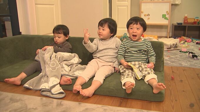 不妊治療を経て待望の妊娠…3卵性「三つ子」育児に密着　「3つ胎盤があったからその度に出血…死ぬかも」　リスク乗り越えまもなく3歳に|TBS NEWS DIG