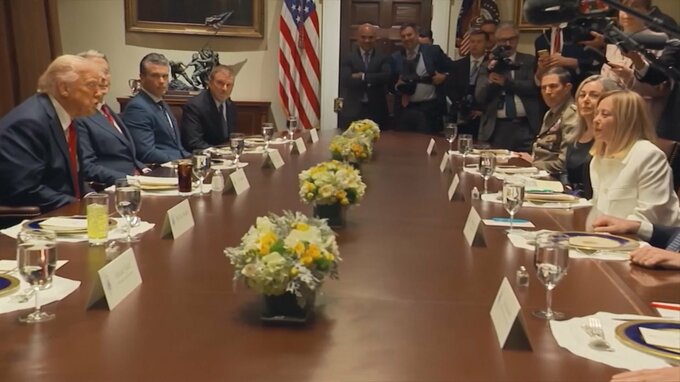 イタリアのメローニ首相がトランプ大統領と会談　関税めぐり「交渉成立できると確信している」|TBS NEWS DIG