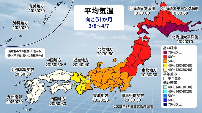 今年の桜前線は駆け足で北上？　最新の1か月予報を週ごとに詳しく解説|TBS NEWS DIG