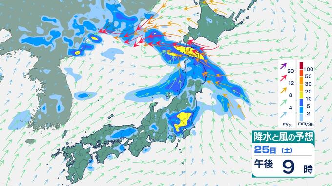 【雨情報】東日本・北日本は週末にかけ前線通過まとまった雨も　西日本は週末も猛暑継続【雨風シミュレーション】|TBS NEWS DIG