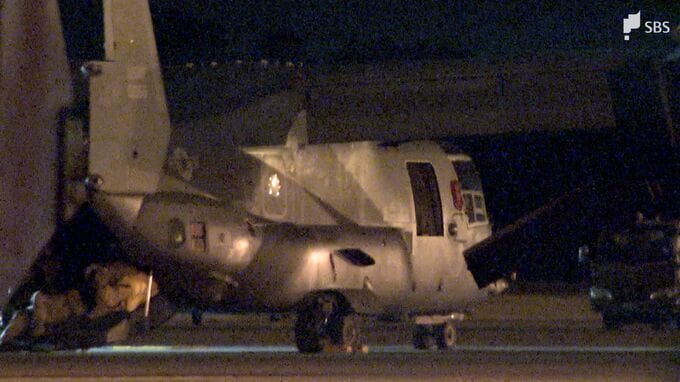 米軍オスプレイ1機が航空自衛隊浜松基地に緊急着陸 飛行中に警告灯点灯 現在も基地内に留まる【速報】　|　静岡のニュース | SBSNEWS | 静岡放送