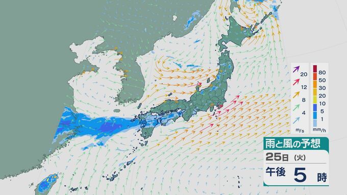 梅雨前線が九州などで停滞 26日にかけては西日本で雨続く 東京は蒸し暑い1日に 雨と風シミュレーション　|　石川県のニュース｜MRO北陸放送