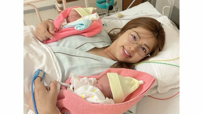 【 あおい夏海 】　双子の男児を出産「頭がコブシくらいで本当に小さい」母乳も出て喜びの声|TBS NEWS DIG