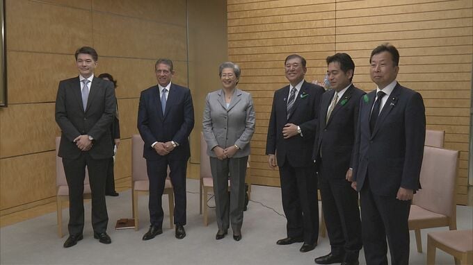 「国内のAI開発促進へ投資を含め緊密な関係構築を」石破総理が世界最大級の半導体企業会長と面会