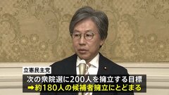 立憲・安住国対委員長「政権交代は夢ではない」国民民主党との候補者調整の必要性を訴え| TBS CROSS DIG with Bloomberg
