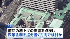 日銀 政策金利を据え置く方向で検討か　物価の安定のために利上げ路線は維持する方針　30日から金融政策決定会合| TBS CROSS DIG with Bloomberg