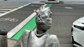 商店街の「豊臣秀吉像」首折られる 過去には織田信長像の左腕がもぎとられる被害 名古屋・西区の円頓寺商店街|TBS NEWS DIG