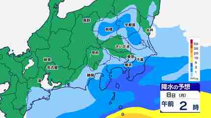 関東甲信 東海 梅雨入り】8日（月）にかけて雨 梅雨の雨量は？【雨