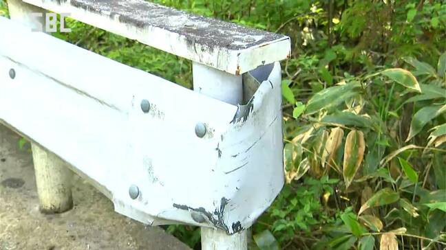 親子が乗った軽乗用車が橋の欄干に衝突…助手席の82歳母親が腹を強く打って重体…運転していた56歳息子はろっ骨を折る大けが…現場の長野・大町市の県道は下り坂|TBS NEWS DIG