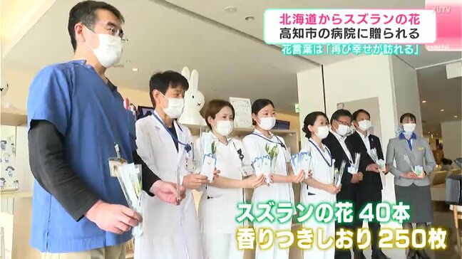 北海道から高知へ、ANA客室乗務員が届けるスズランの甘い香り 出産直後の母も癒やされた、1956年から続く「優しさの定期便」【高知】|TBS NEWS DIG