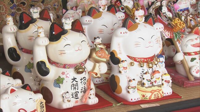 三重県伊勢市のおかげ横丁で「来る福招き猫まつり」 全国から1万点を集め展示・販売 訪れた人に福を|TBS NEWS DIG