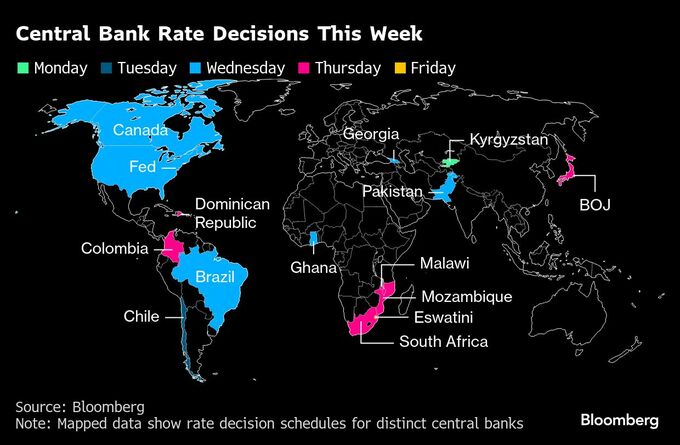 【焦点】ＦＯＭＣ会合は再び金利据え置きへ、米ＧＤＰや雇用統計注視