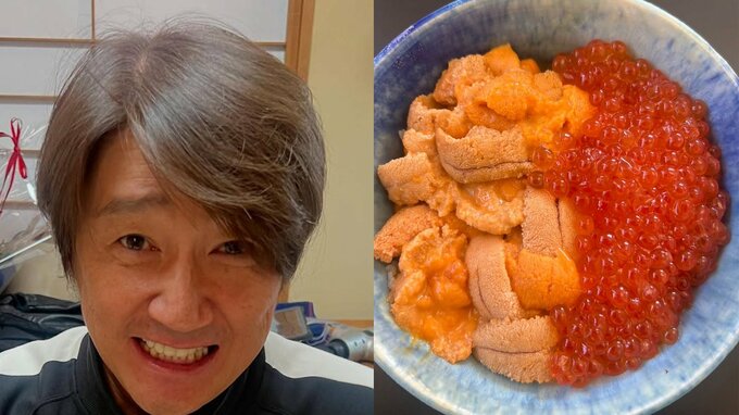【 近藤真彦 】　北海道から届いた「ウニイクラ丼」に舌鼓も　「尿酸値上がるよね〜」と痛風を心配|TBS NEWS DIG