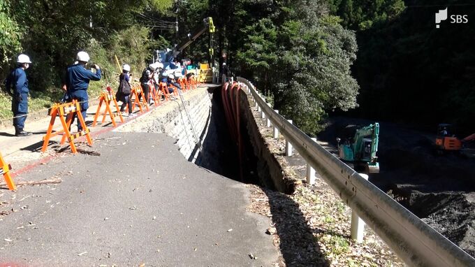 【静岡豪雨】遺体は軽トラック運転の70代男性と判明　川根本町で陥没した道路に転落　|　静岡のニュース | SBSNEWS | 静岡放送