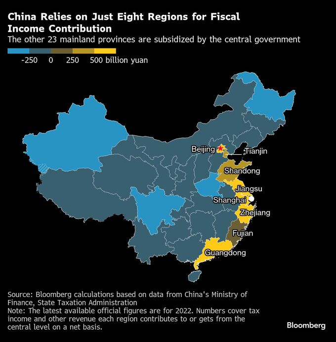 中国の不動産不況、豊かな沿海部むしばむ－今や財政難の新たな象徴