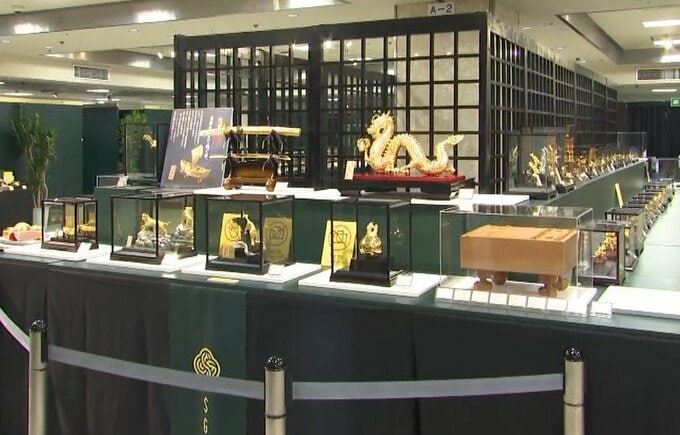 「金」の逸品 芸術性も高く　仏具・置き物・アニメキャラクターなど1000点　静岡で「大黄金展」　|　静岡のニュース | SBSNEWS | 静岡放送