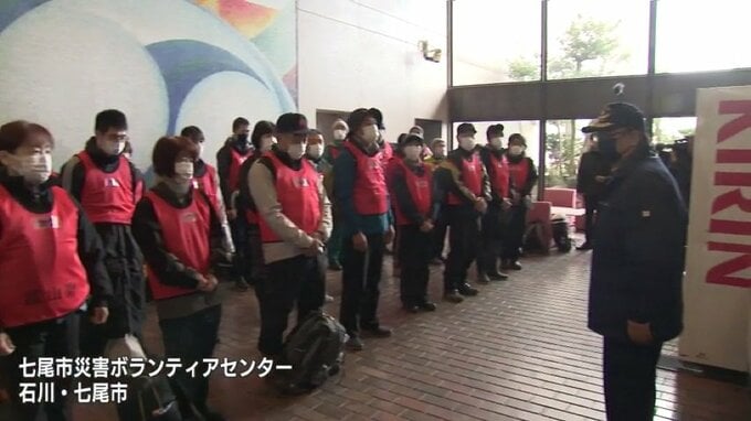 新田知事が石川・輪島市の被災地視察　ボランティアを激励　災害現場のデジタル化目の当たりに　「富山でも態勢づくりを…」　富山　|　富山のニュース｜天気・防災｜チューリップテレビ