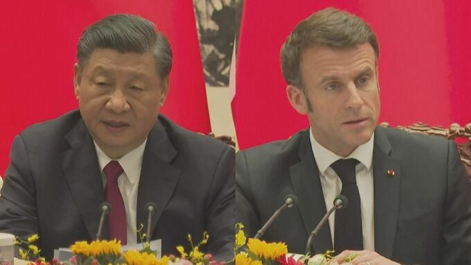 中国 習近平国家主席　フランス マクロン大統領と会談　一層の連携強化を確認