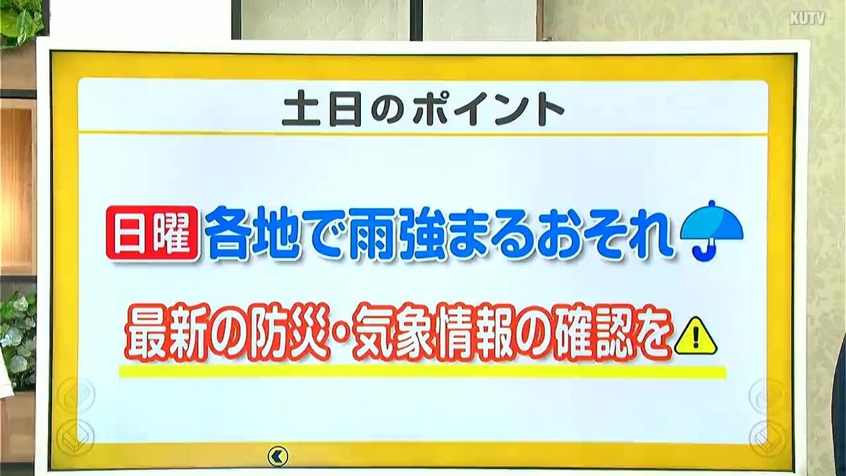 高知の天気　5日　雨の降り方が落ち着く時間も　山岸拓気象予報士が解説