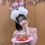【 役満ボディ・岡田紗佳 】　32歳の誕生日を迎え　「これからも働いて働いて働いてスタッフを食わせていこうと思います！」　お祝いショット公開|TBS NEWS DIG