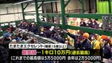 過去最高額となる1キロ10万円で落札 完熟きんかん「たまたま」初競り | MRTニュース | MRT宮崎放送