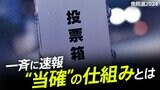 なぜ「当選確実」? 開票率0%でも、開票終わらなくても…投票締切と同時に「当確」が出せる仕組み【衆院選2024】|TBS NEWS DIG