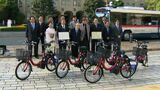 シェアサイクル「かごりん」5台を寄贈　鹿児島と韓国のロータリークラブ|TBS NEWS DIG