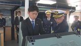 領海警備は「安全保障上、重要な役割」 中野国土交通大臣が石垣海上保安部を初視察|TBS NEWS DIG