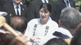 愛子さま 法被姿で伊勢神宮の“お木曳”参加 「エンヤ」掛け声とともに笑顔で 19年前には皇太子時代の天皇陛下も|TBS NEWS DIG