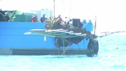 81年間海に…旧海軍の戦闘機「紫電改」引き揚げ「何を思って戦ったのか