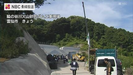 火山砂防ダムを知って」建設会社が子どもむけ現場見学会 | 長崎の