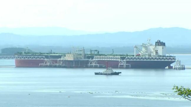 志布志国家石油備蓄基地から備蓄放出始まる 鹿児島|TBS NEWS DIG