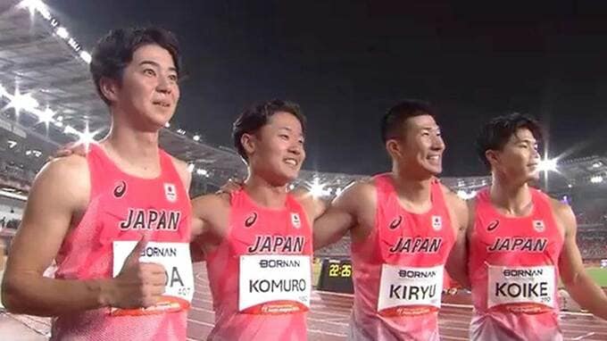 男子4×100mリレー 38秒57の5位でメダル逃す、2大会ぶりアジア王座奪還ならず 桐生は「全員で考えなければいけない」【アジア大会】|TBS NEWS DIG