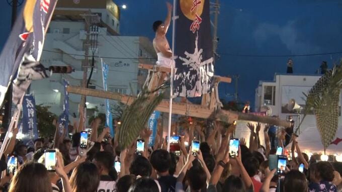 100メートルの綱を引きあう白熱の綱引き　宮古島で夏まつり　|　沖縄のニュース｜RBC 琉球放送