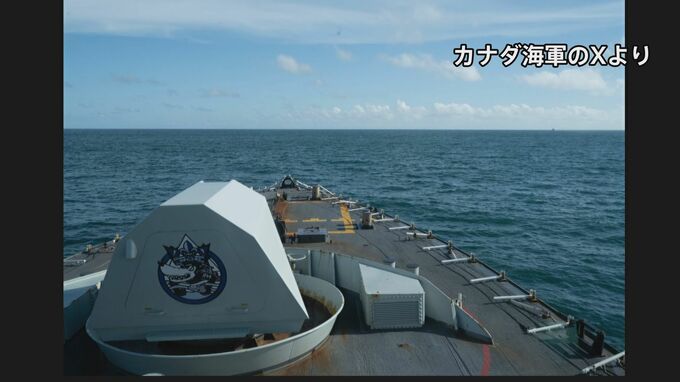 中国国防省 台湾海峡通過のカナダ海軍に抗議「平和と安定を危機にさらす」