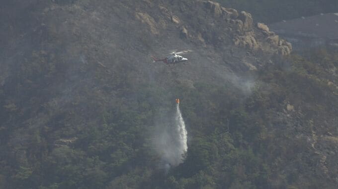 出火から17時間、消火活動続く　山口県山口市南部山林火災（19日午前10時現在）|TBS NEWS DIG