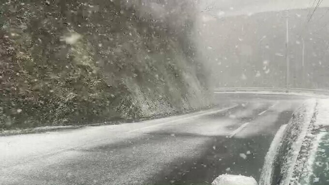 “最強寒波”太平洋側でも大雪に、海上も大しけの予想…高知の山間部でもすでに大雪【写真あり】　|　高知のニュース・天気｜KUTV NEWS | KUTVテレビ高知